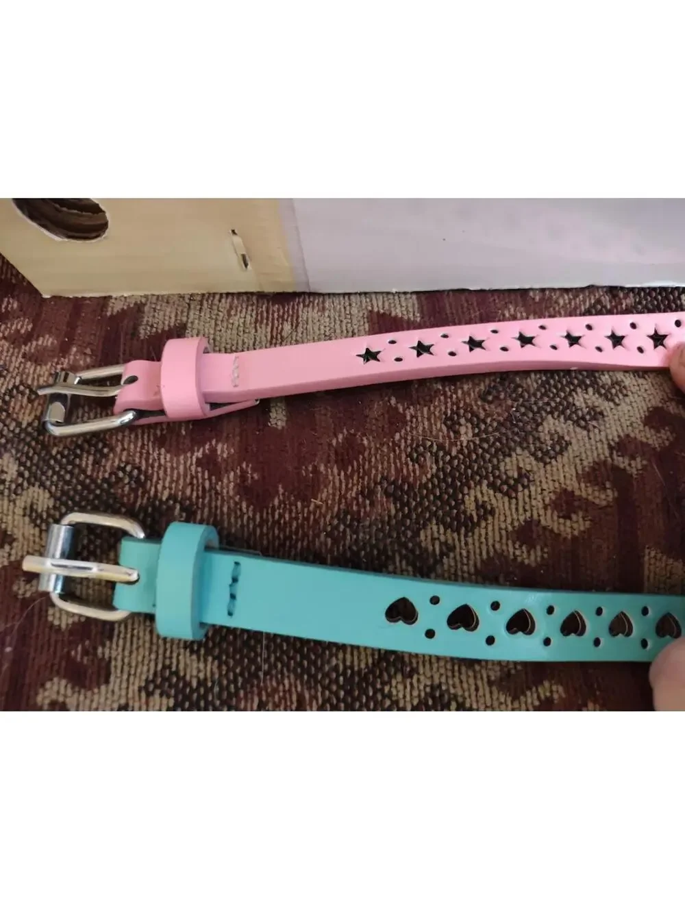 Set Of 2 - Cat & Jack Girls' Belts. Roughly 25